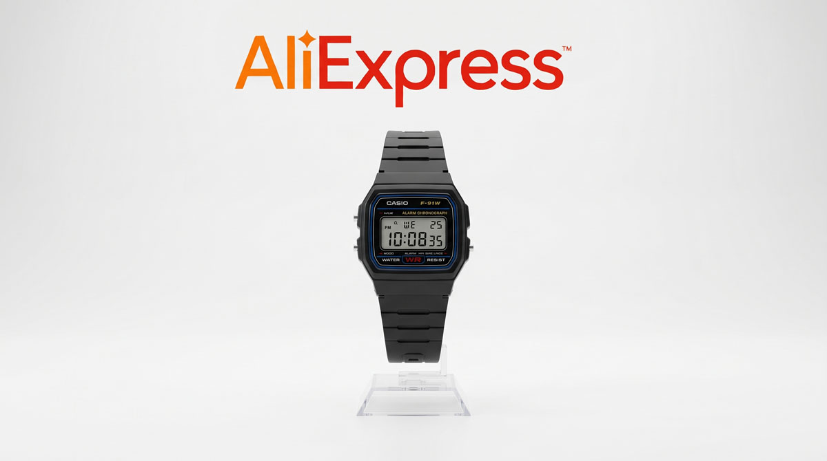 Casio F-91W на AliExpress: Водич за купување за купувачи од Северна Македонија